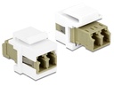 Keystone moodul: LC Duplex F / F, Multimode