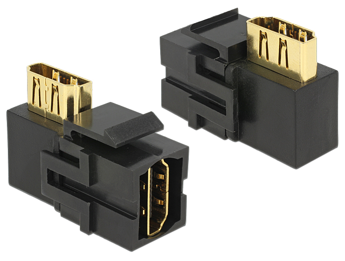 [86358] Delock Keystone Module HDMI female > HDMI female 90° angled black