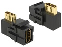 Delock Keystone Module HDMI female > HDMI female 90° angled black