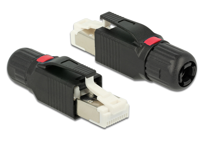 Modularpistik RJ45 Cat5e ühekiulisele/mitmekiulisele, profinet, tööriistavaba