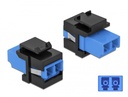 Keystone moodul: LC Duplex F / F, Singlemode