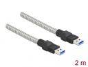USB 3.2 kaabel A - A 2.0m, metallist isolatsiooniga