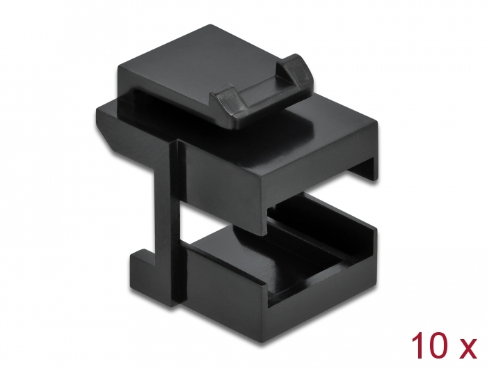Keystone raam FO adapteritele, must, 10.tk/pakk