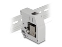 Keystone kinnitus 1 port DIN-liistule koos RJ45 F - F Cat.6A jätkupesaga