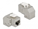 Jätkupesa RJ45 Cat6a varjestatud nurgaga keystone