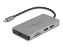 USB-C dock: 2x HDMI 4K, 2x USB 3.2, 1x USB-C PD, SD pesad, 1x RJ45, MST