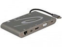 USB-C dock: 1xGigabit RJ45, 1xHDMI, 1x mini Displayport, 1x VGA, 3xUSB 3.0, 1xUSB-C, SD pesad,