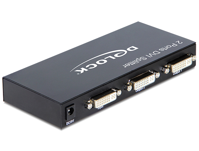 DVI splitter, 2 port, 1080p