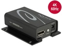 Displayport switch 2 sisse/ 1 välja, 4K, 3840x2160@60 Hz, kaugjuhtpuldiga