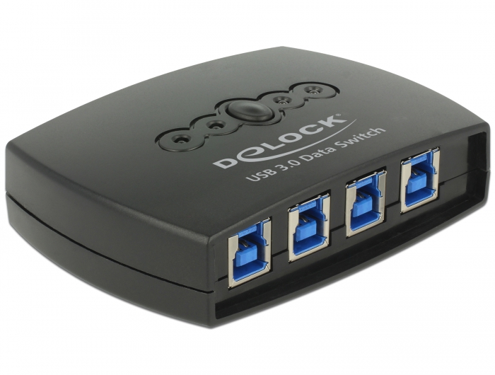 USB 3.0 switch 4-le arvutile (1USB seade - 4 kasutajat)