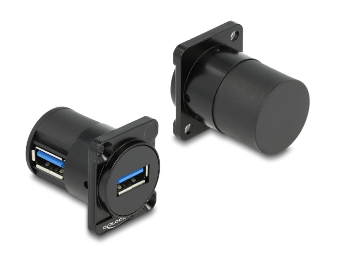 Tüüp-D moodul - USB-A 3.0 F - F 90° nurgaga