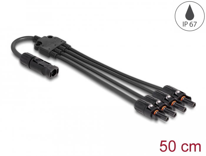 DL4 Solar Splitter 1 x (M) -  4 x (F) 0.5m, must