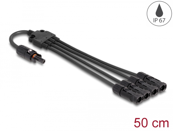 DL4 Solar Splitter 1 x (F) -  4 x (M) 0.5m, must