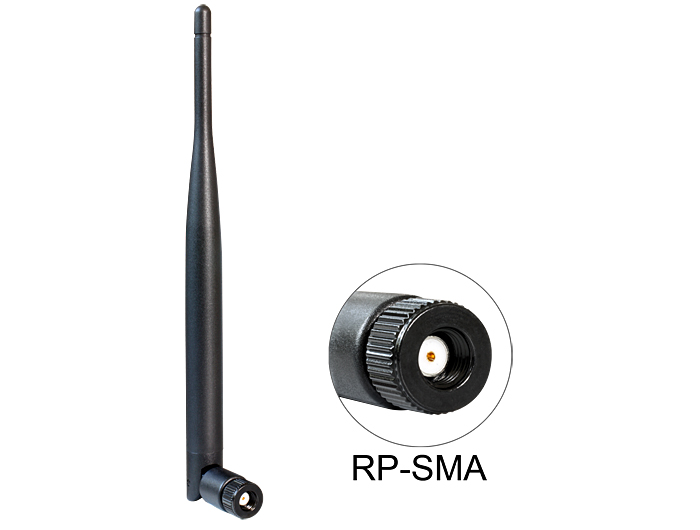 Ringantenn: 5 dBi ac/a/h/b/g/n 2.4/5GHz, sisetingimustele, rp-sma
