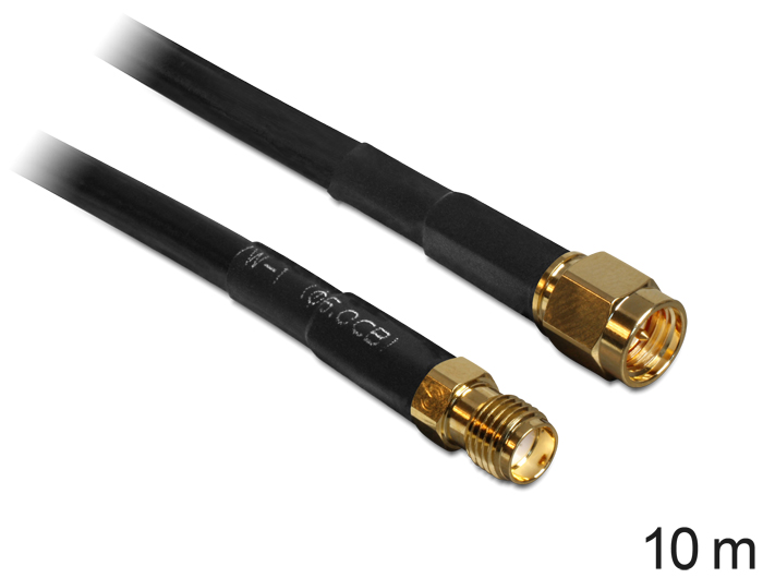 SMA pikenduskaabel 10.0m CFD/RF200 Low Loss