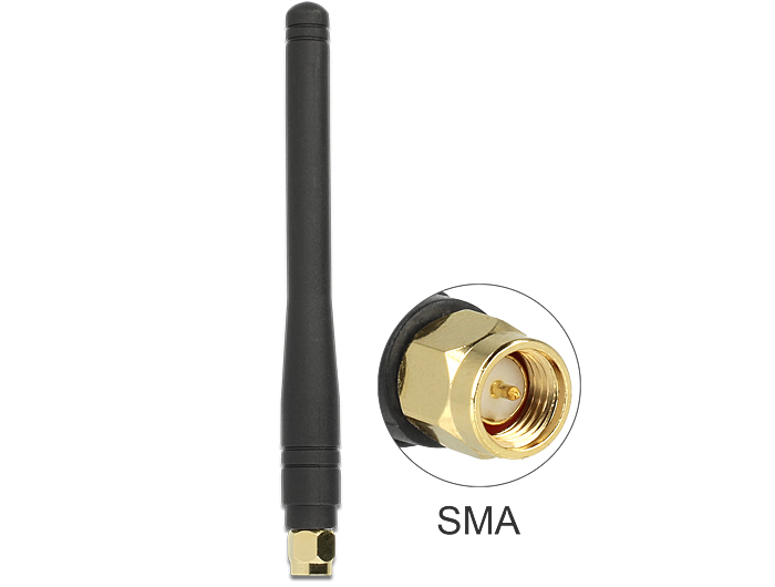 Ringantenn: 2.5 dBi ISM 433MHz sisetingimustele, sma