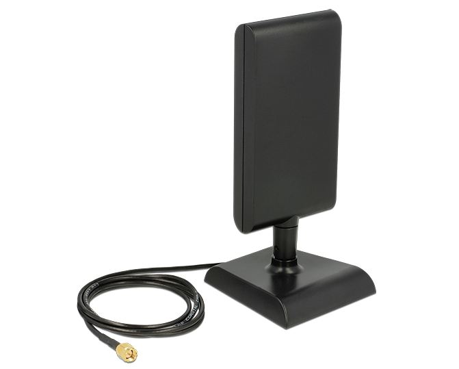 Ringantenn: 2 - 4dBi LTE, GSM, UMTS, Bluetooth, WLAN 2.4 GHz, ZigBee, DECT, Z-Wave, väli-ja sisetingimustele, magnetalusega, sma