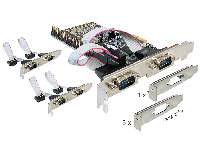[89347] Delock PCI Express Card > 6 x Serial