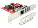 PCI Express Card > 3 x external USB 3.0 + 1 x external Gigabit LAN – Low Profile Form Factor