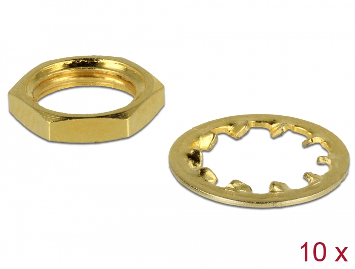 [89483] Spetsmutter/seib komplekt SMA ja RP-SMA pesadele (10tk/pakk)