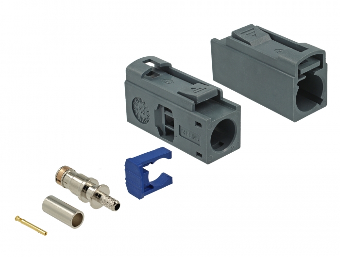 [89691] FAKRA G pesa pigistatav 25mm RG-174, RG-316