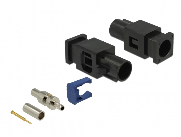 [89755] FAKRA A pistik pigistatav vedruklemmiga RG-174, RG-316