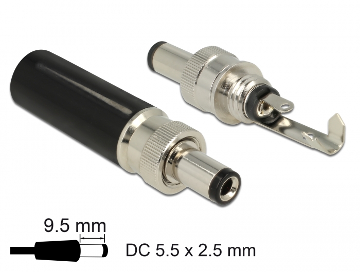 [89914] DC pistik DC 5.5x2.5mm L=9.5 mm