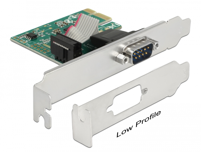 Laienduskaart: PCIe x1, 1 x Serial RS-232