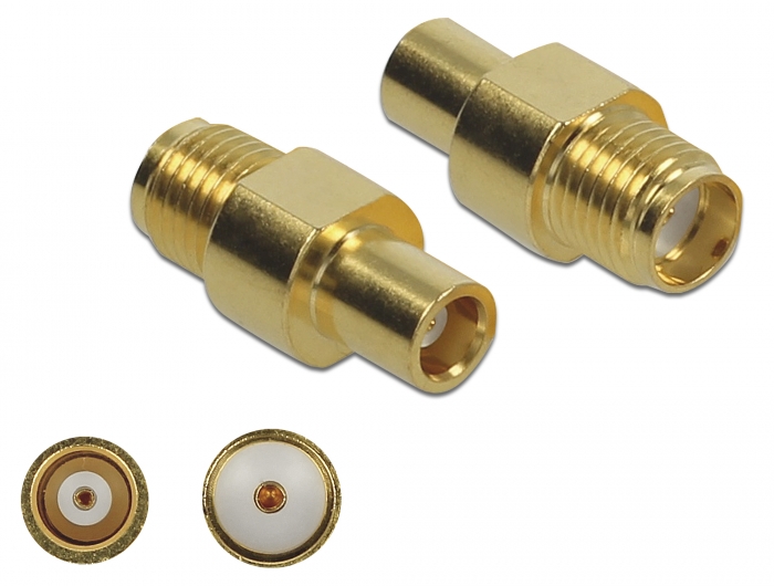 [89958] Delock Adapter SMA jack to MCX jack 10 GHz