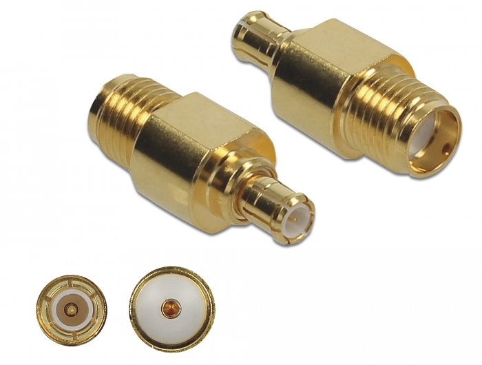 [89959] Delock Adapter SMA jack to MCX plug 10 GHz