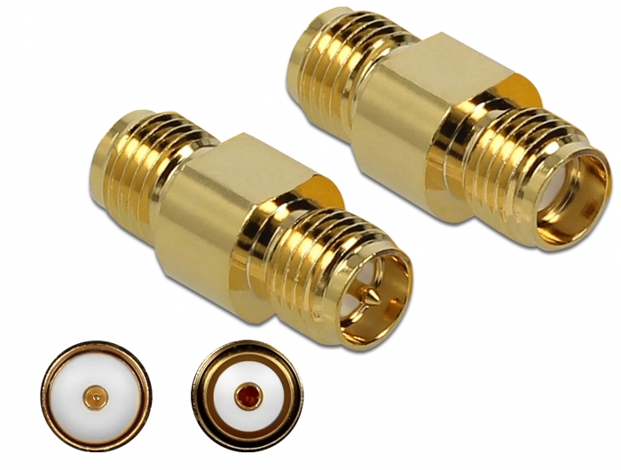 [89975] Delock Adapter SMA jack to RP-SMA jack 10 GHz