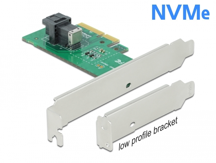 [90437] Delock PCI Express x4 Card to 1 x internal SFF-8643 NVMe - Low Profile Form Factor