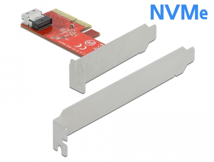 [90483] Laienduskaart: PCIe x4, 1 x SFF-8654 4i NVMe