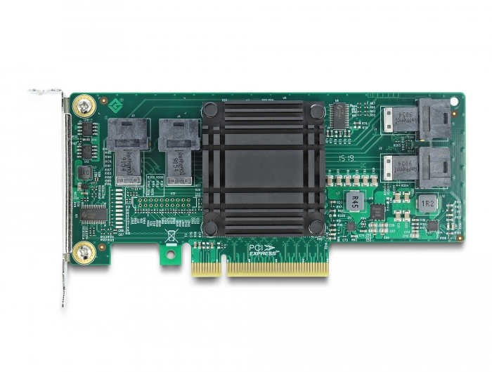 [90585] Laienduskaart: PCIe x8, 4 x SFF-8643 NVMe