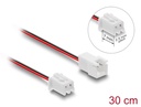 Delock Fan Extension Cable JST male to female 2 pin, connector length 7 mm, 30 cm