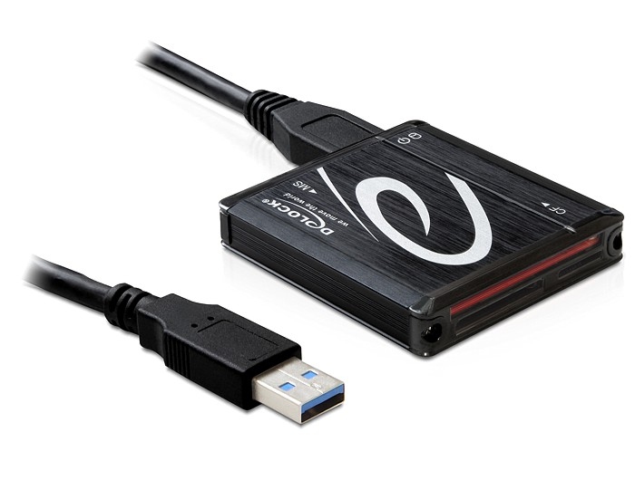 Kaardilugeja USB 3.0 A - CF / SD / MMC / Micro SD / M2 / MS / xD kuni 64-le mälukaardi formaadile