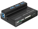 Kaardilugeja USB 3.0 - All in 1 + 3x USB-A