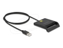 ID-kaardilugeja, must, USB2.0 - A pistik