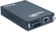 [TFC-1000S50] Intelligent 1000Base-T to 1000Base-LX Single-Mode SC Fiber Converter / 50km