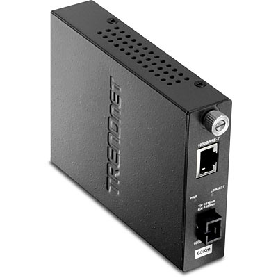 FO konverter: 1000Base-T <> 1000Base-LX Dual Wavelenght Single-Mode SC, SNMP / 60km (Kasutada koos TFC-1000S60D5-ga)