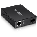 FO konverter: 100/1000Base-T <> SFP Media Converter, PoE toitega