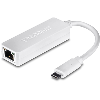 Võrgukaart: USB-C - RJ45 10/100/1000Mbps, must, sobib ka Mac´idele