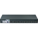 KVM switch: 8 porti, VGA, USB, PS/2, räkitav, kuni 2048x1536