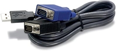 KVMi kaabel: VGA + USB, 4.5m