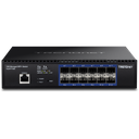 Switch: 12 x SFP+, Layer 2, räkitav