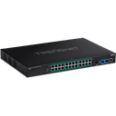 Tööstuslik PoE Switch: 24 x 10/100/1000Mbps PoE+, 2 x SFP, L2, 685W, -40 to 75 ºC