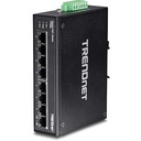 Tööstuslik PoE Switch: 8 x 10/100/1000Mbps PoE+, Din, IP30, -40 to 75 ºC, 200W