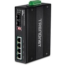 Tööstuslik PoE Switch: 4 x 10/100/1000Mbps PoE++, 1x 10/100/1000Mbps, 2 x SFP, IP30, -40 to 75 ºC, 240W