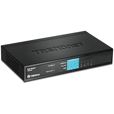 PoE Switch: 4 x 10/100Mbps PoE, 4 x 10/100Mbps