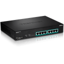 PoE Switch: 8 x 10/100/1000Mbps PoE, kuni 30W pordi kohta, sisemine toiteplokk, räkitav, 240W